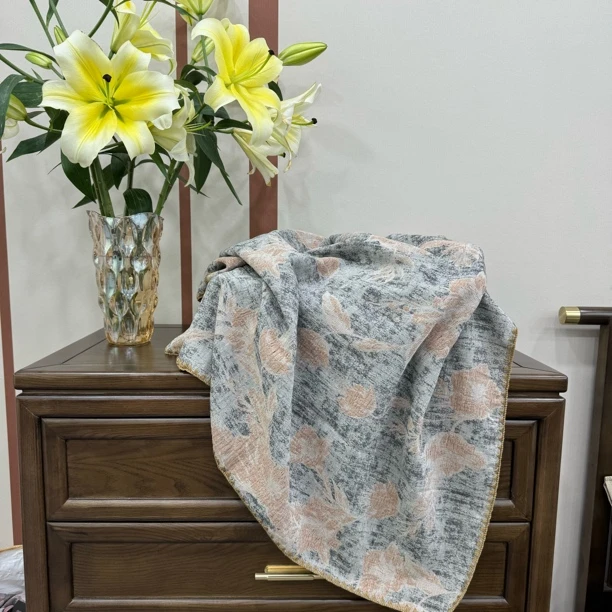 【暮山蓝】高品外贸定制90*180暗纹浮雕款全棉加大浴巾 剪标款