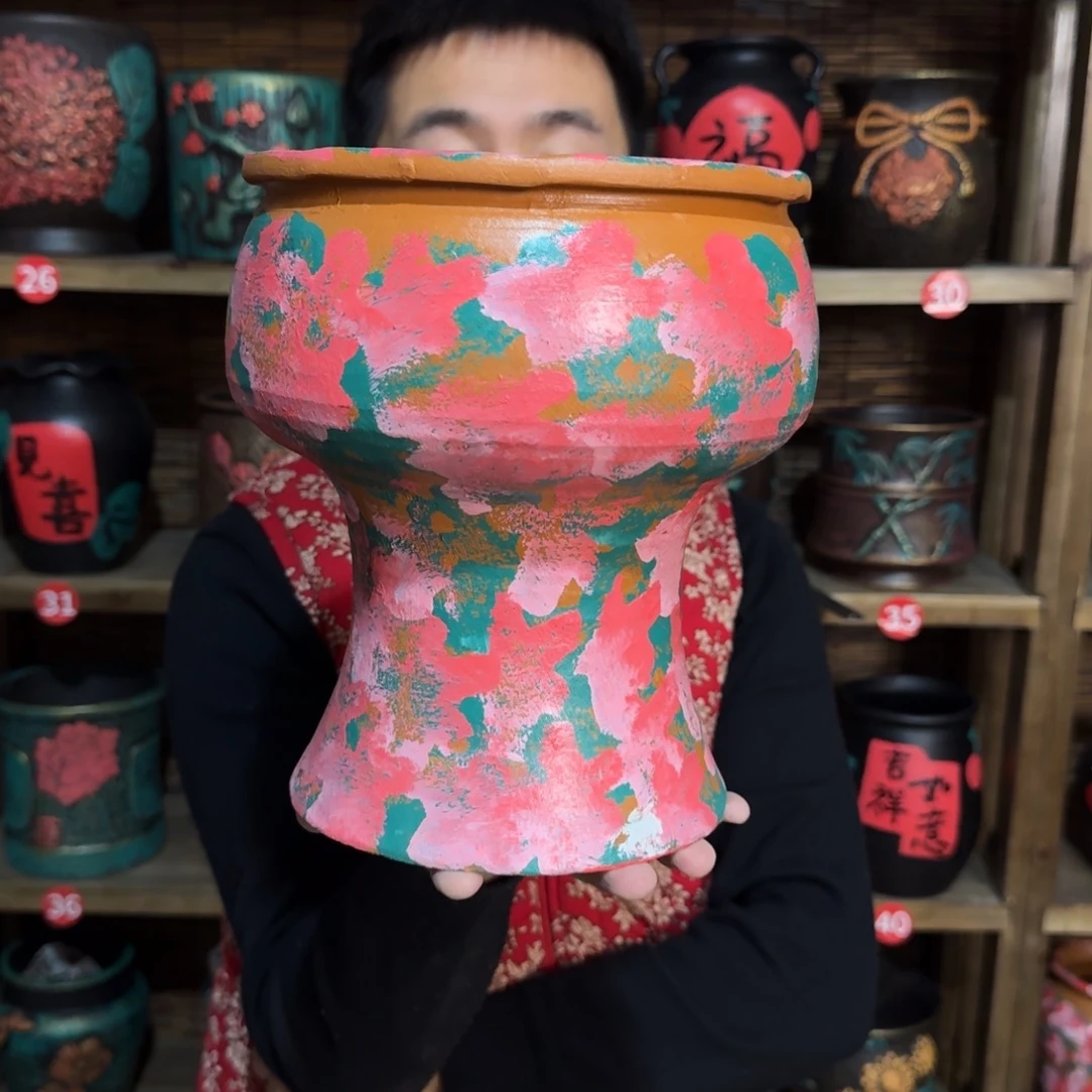 带孔高端浮雕花盆炸炸炸炸