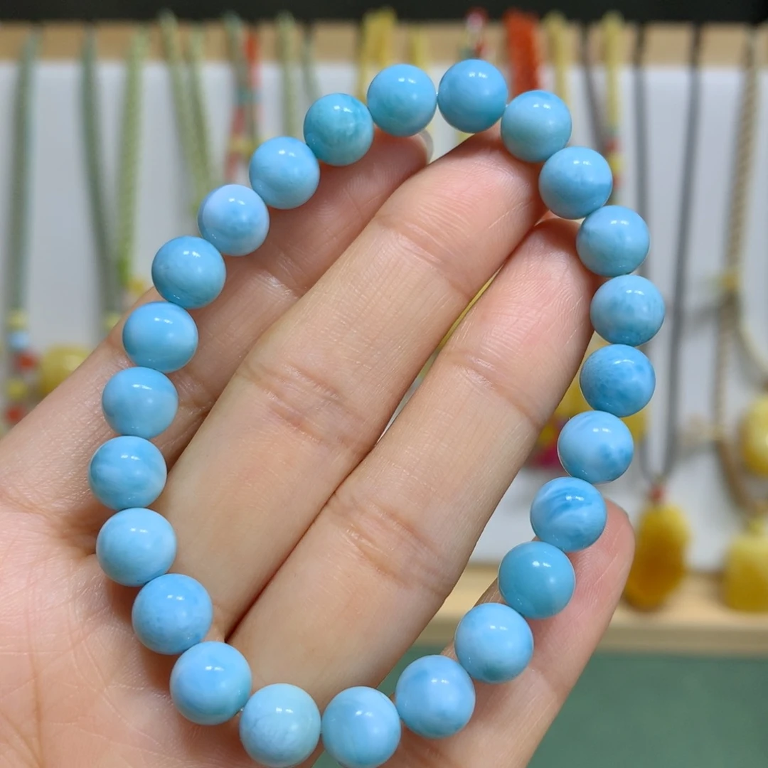 针钠钙石（海纹石）手链未镶嵌8mm尺寸