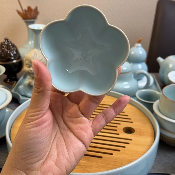 茶宠天青梅花杯一级全品