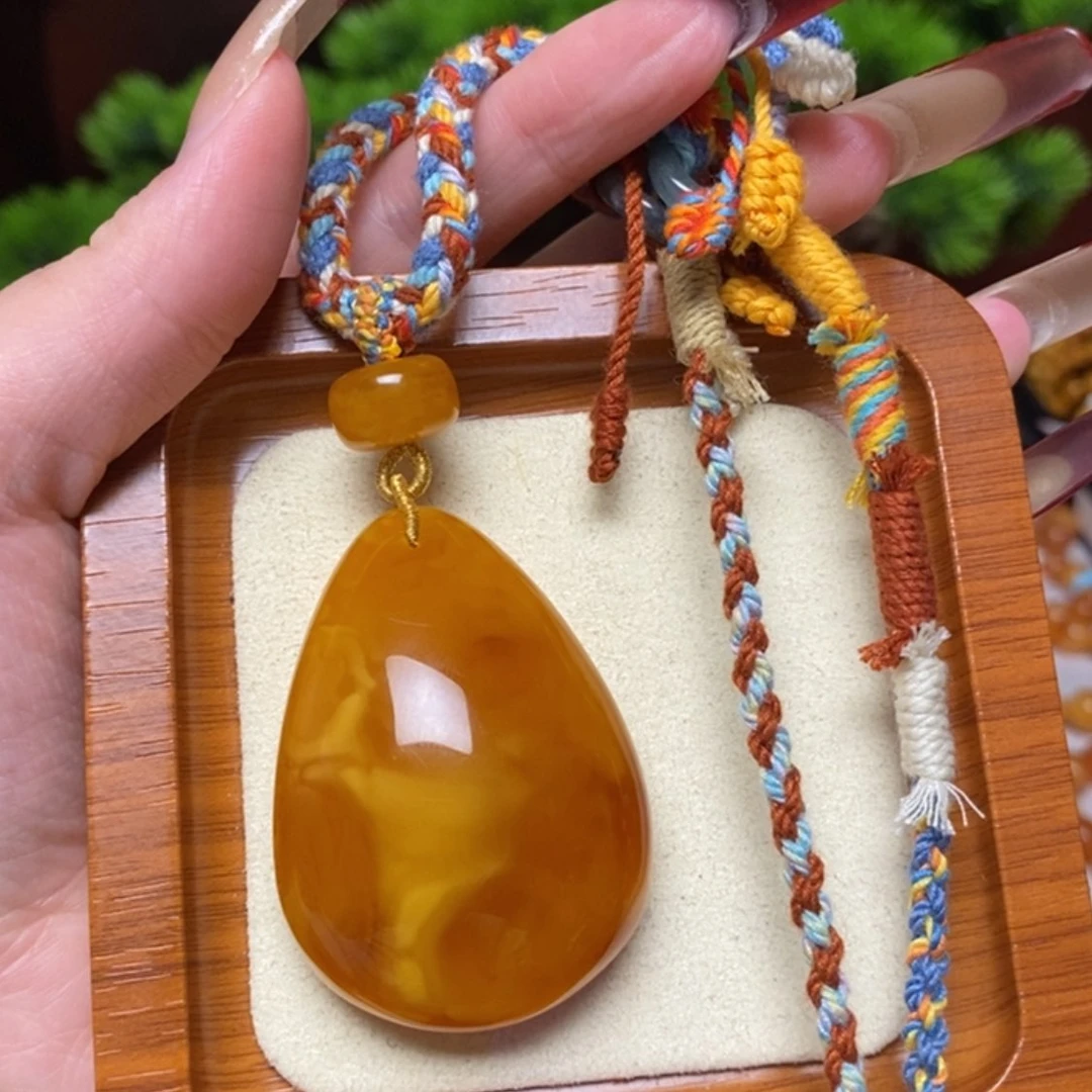 【闪购商品】蜜蜡颈饰未镶嵌项链