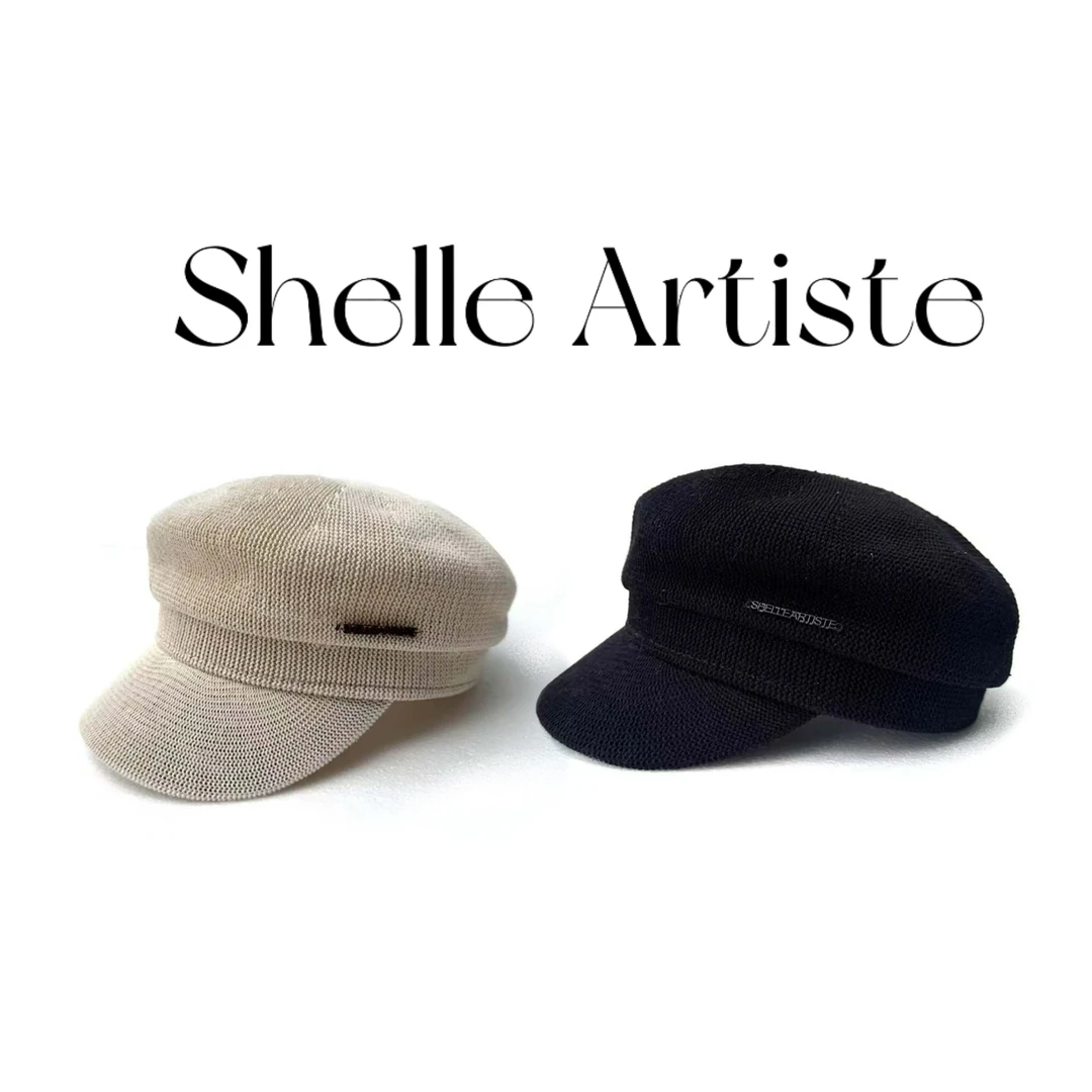 “SHELLE ARTISTE”设计师品牌25夏季镂空帽子——黑鸭子买手店