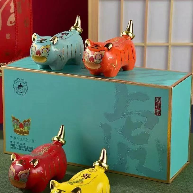 一步青云四小虎 白酒53度250ml*4