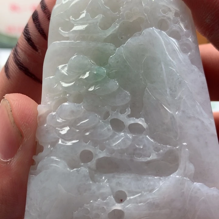翡翠未镶嵌颈饰保真天然a货翡翠