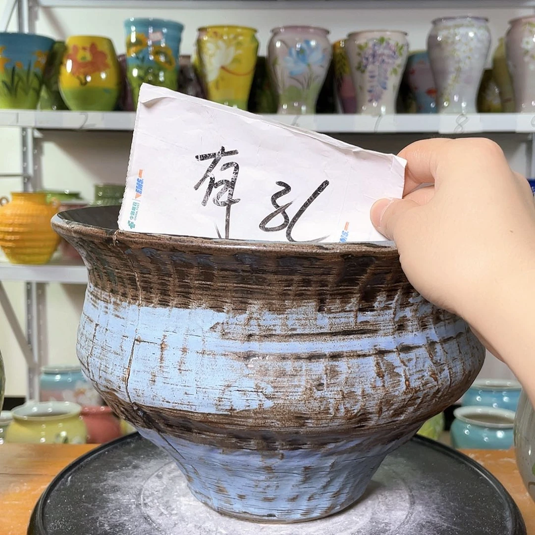 景德镇陶瓷花盆花器暇258