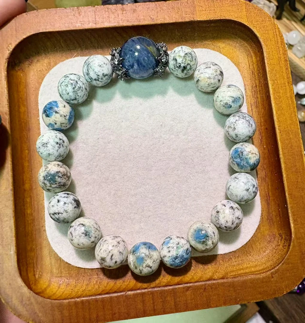 水晶手串diy福福