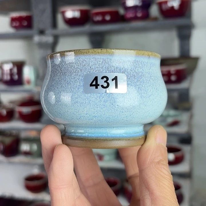 431纯手工钧瓷原矿釉主人杯