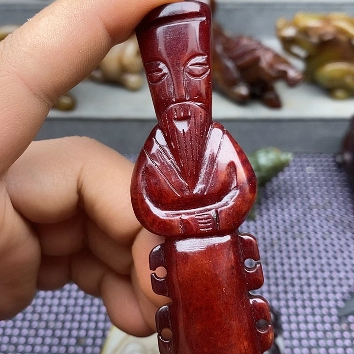 未镶嵌蛇纹石玉颈饰