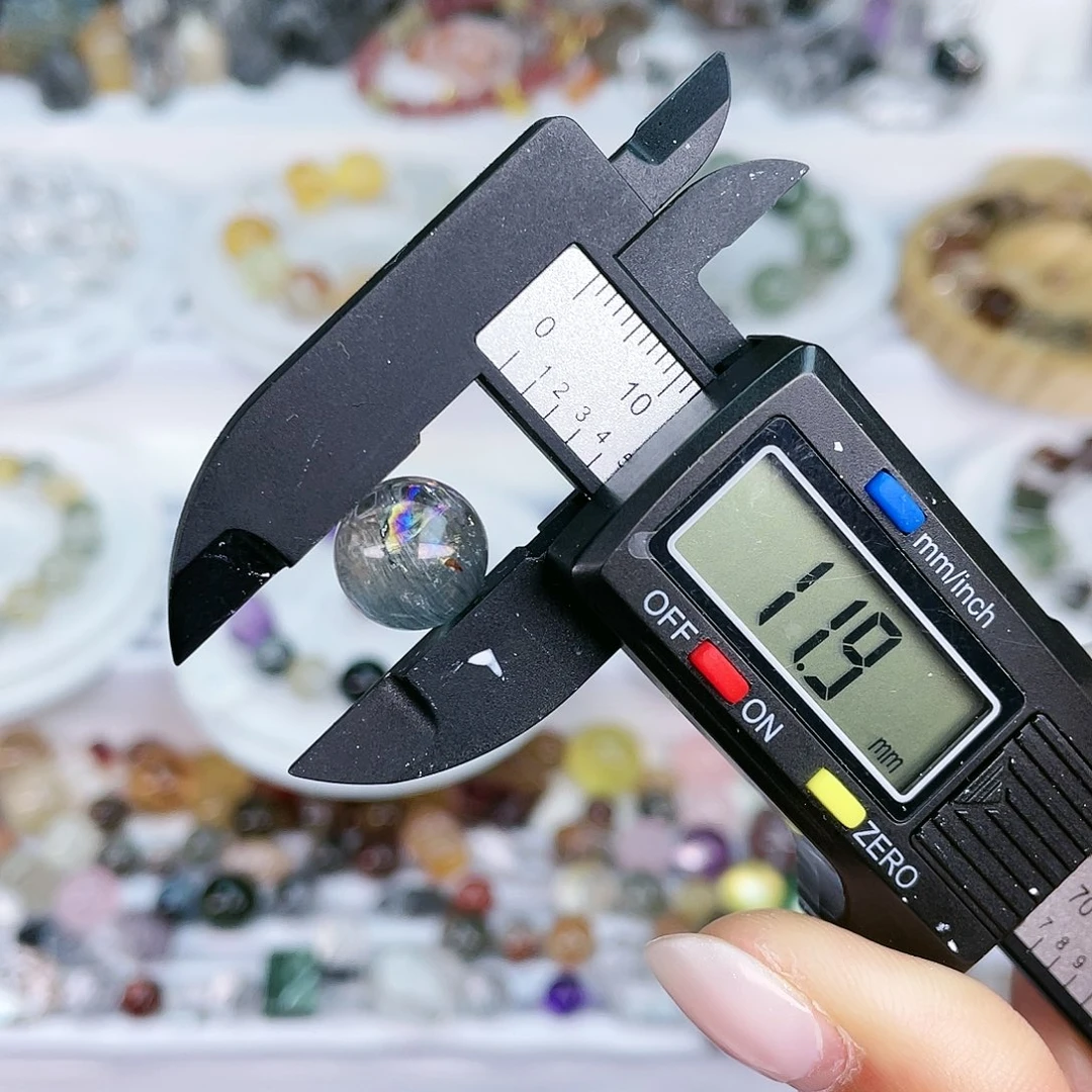 水晶单珠打孔不退不换未镶嵌