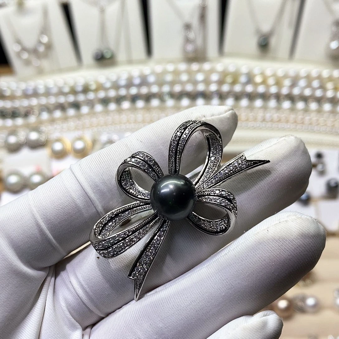 胸针海水珍珠未镶嵌