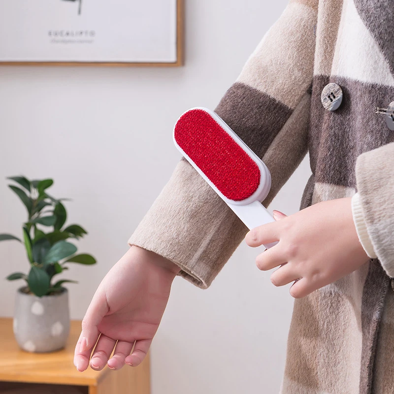 双面毛呢大衣去毛刷床单刷毛器羊绒护理刷静电除尘刷吸粘毛干洗器