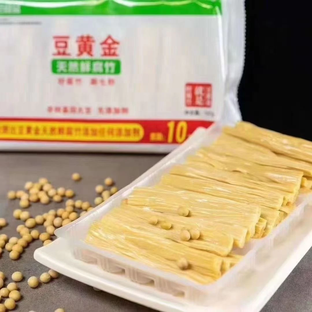豆黄金天然鲜腐竹免泡发零添加即食凉拌火锅豆捞头层原浆腐竹油皮