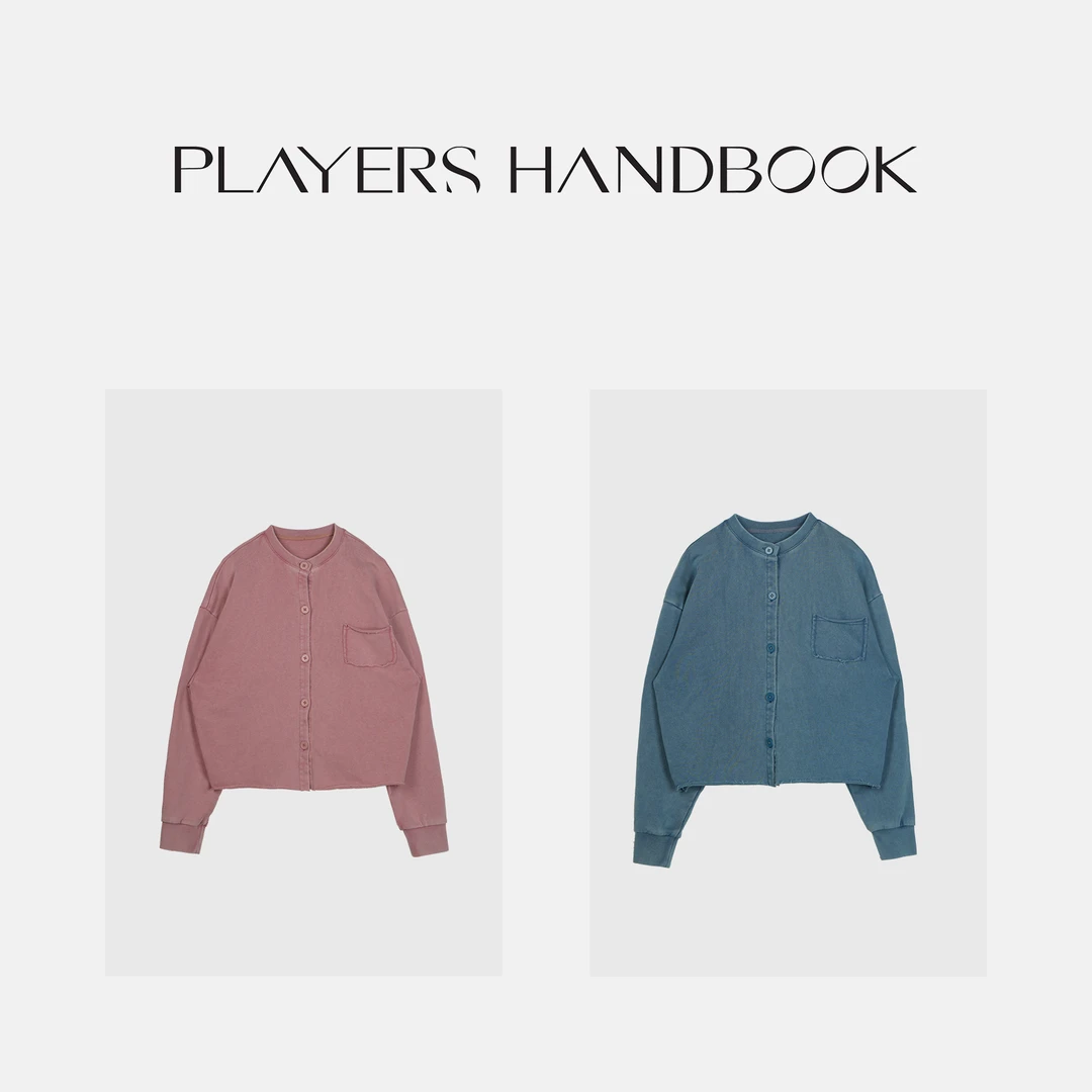 players handbook《春日絮语》休闲炒色卫衣娃娃开衫长袖衬衫PH1725