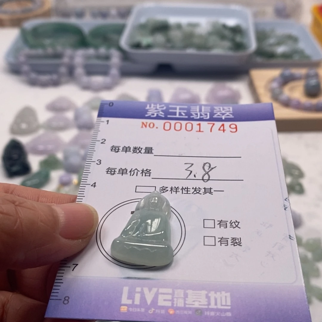 翡翠未镶嵌颈饰挂件