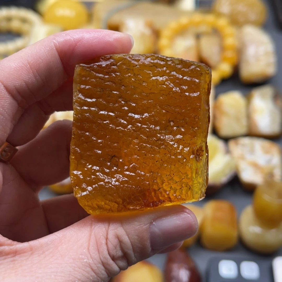 【闪购商品】未镶嵌定制琥珀天然琥珀蜜蜡原石定制