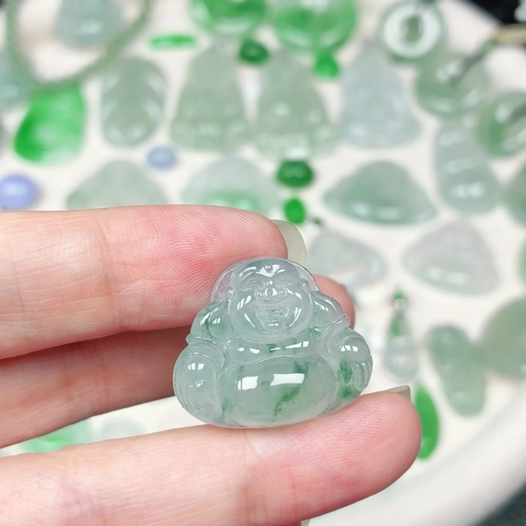 颈饰未镶嵌翡翠缅甸天然A货翡翠