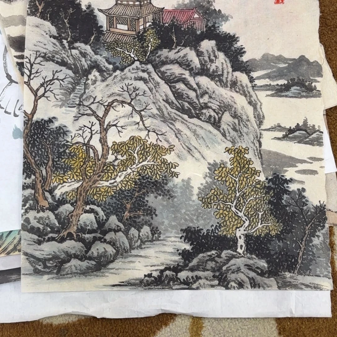 国画左庭强小品艺