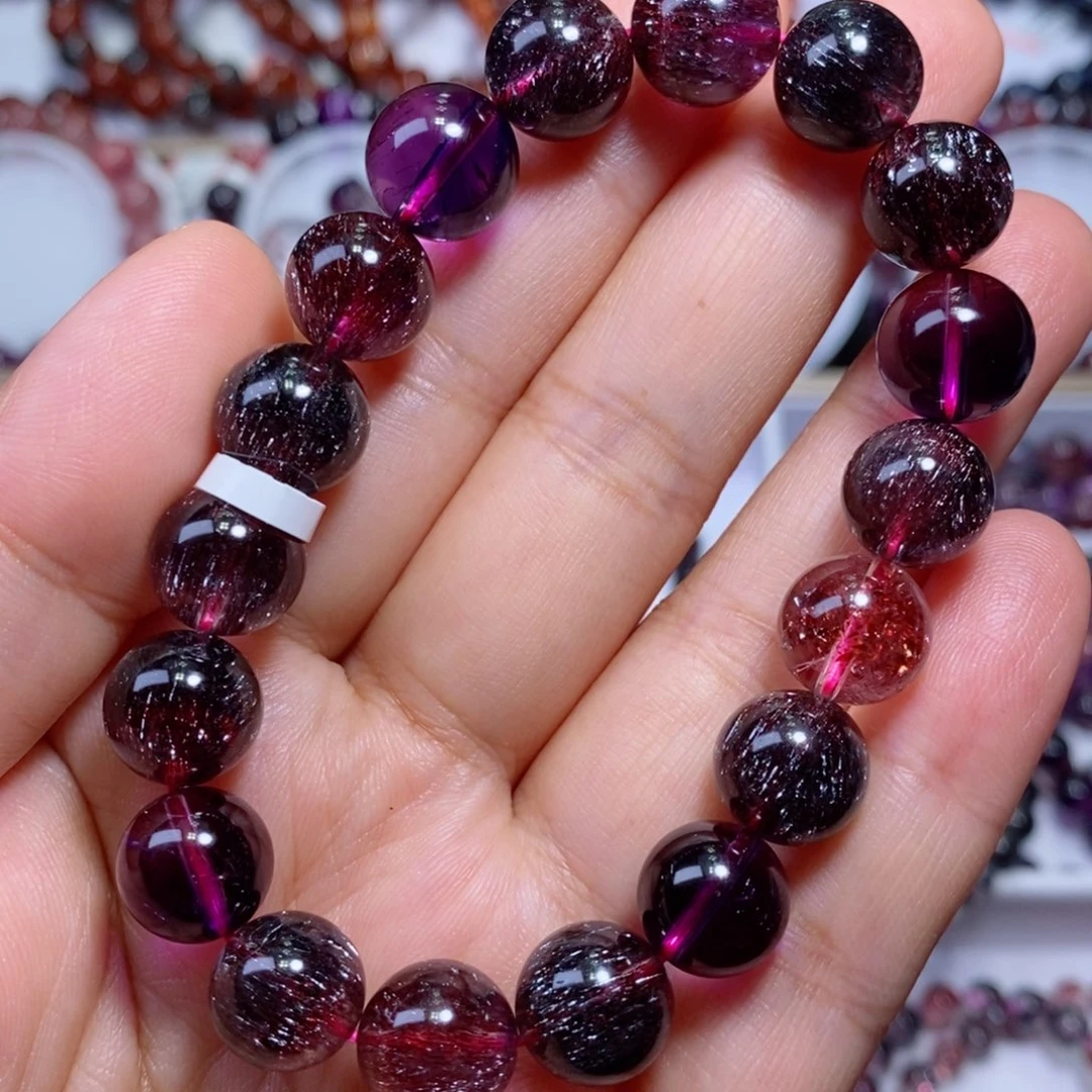 水晶手链未镶嵌黑加仑