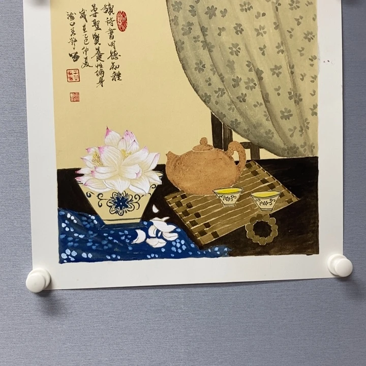 国画亲笔手绘原创