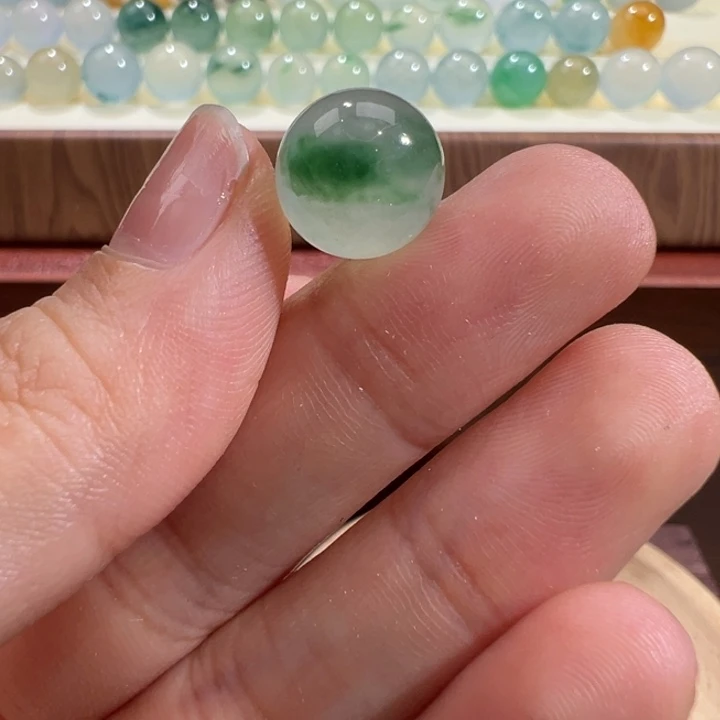 翡翠散珠天然缅甸翡翠A货11.2