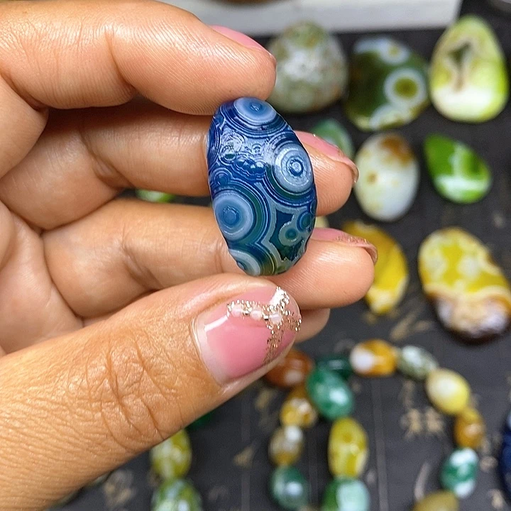 花眼玛瑙奇石饰品