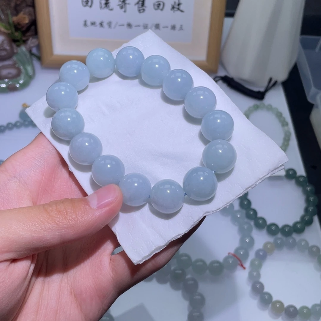定制翡翠未镶嵌手串10