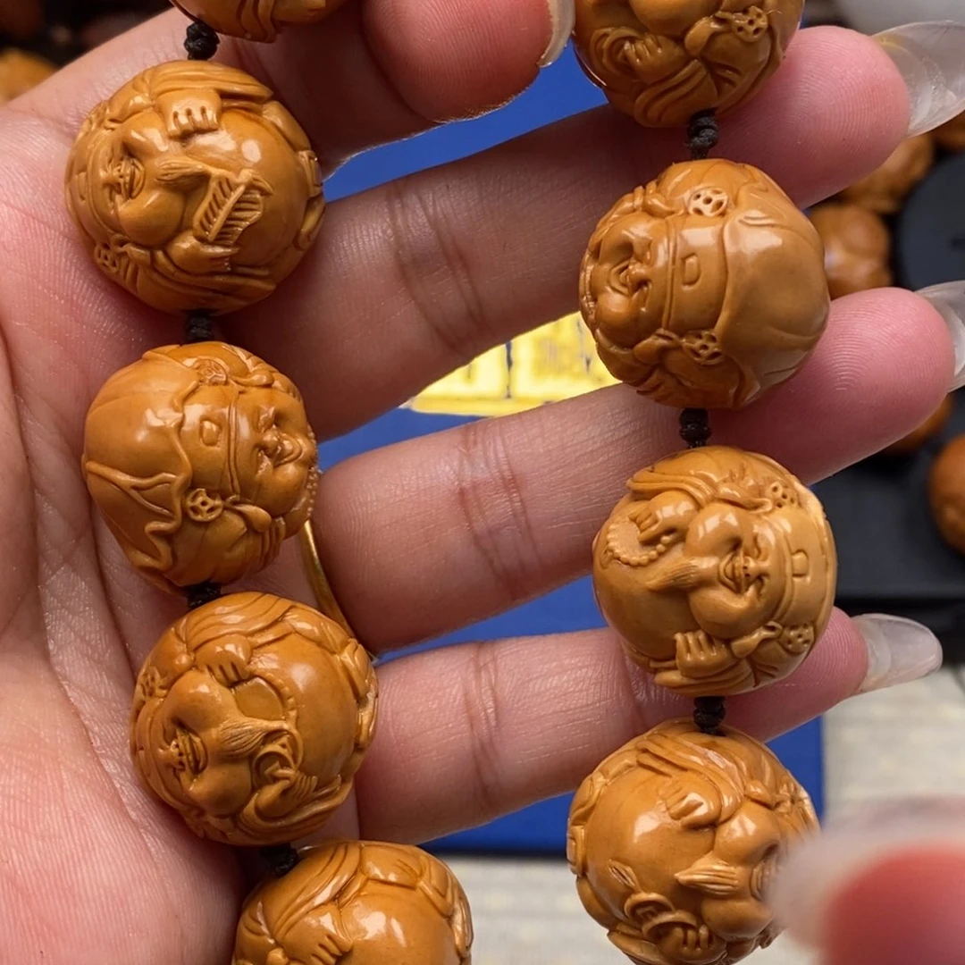 橄榄核手串橄榄核雕工艺啊啊啊