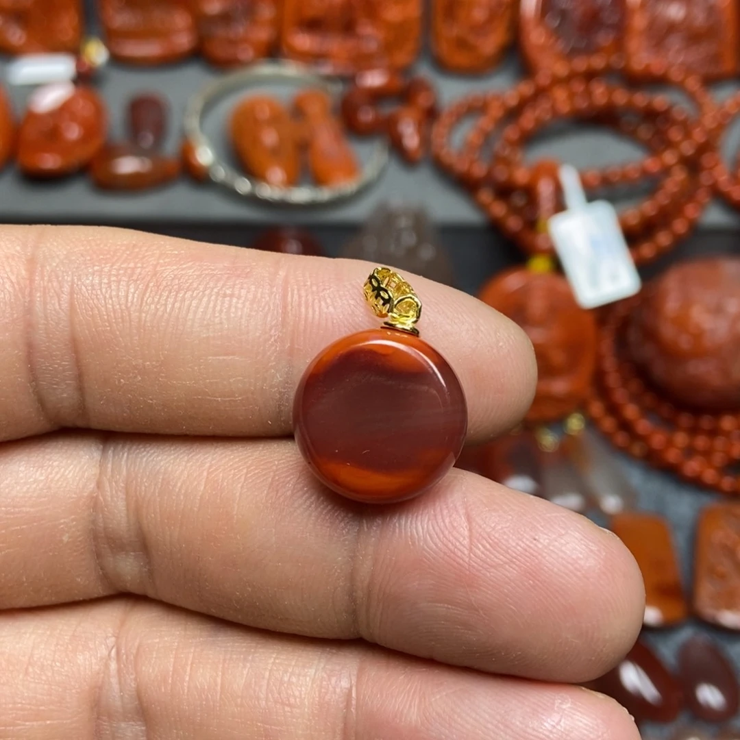 南红玛瑙吊坠(不含链)未镶嵌