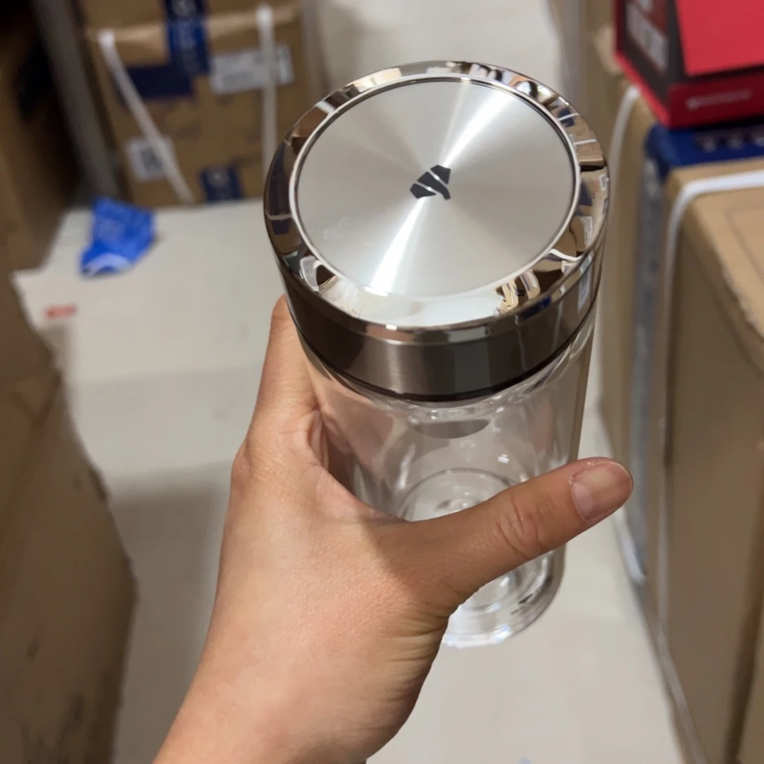 万象V48Rl双层玻璃杯370➕杯套