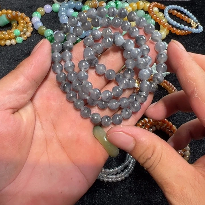 定制翡翠未镶嵌冰乌鸡