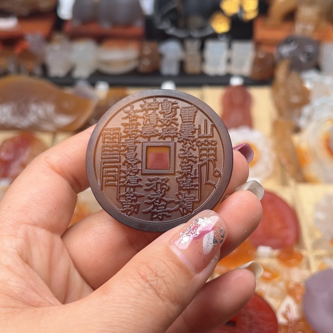 玛瑙/玉髓颈饰合金琳**贝