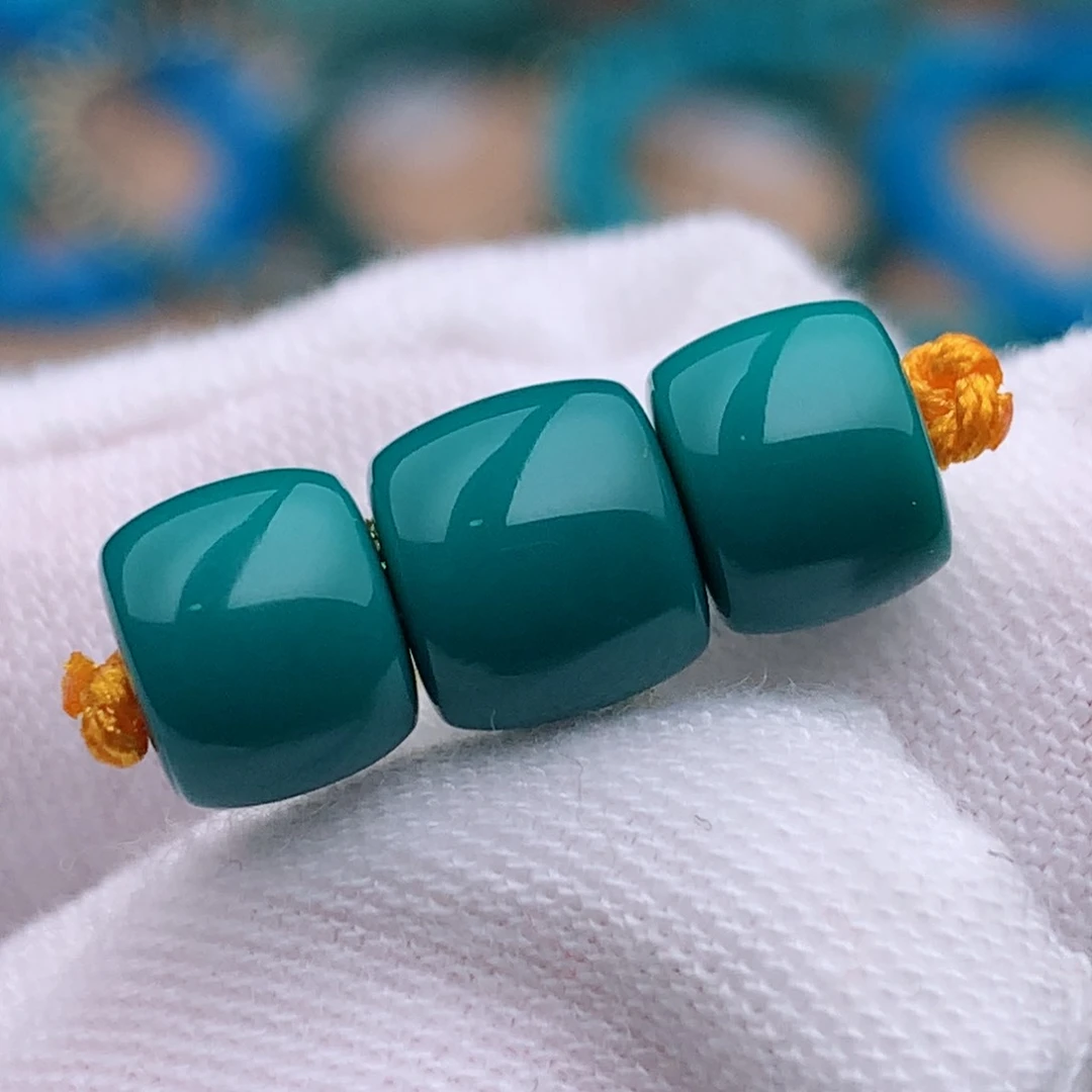 未镶嵌绿松石珠宝奇石7➕直切三件套