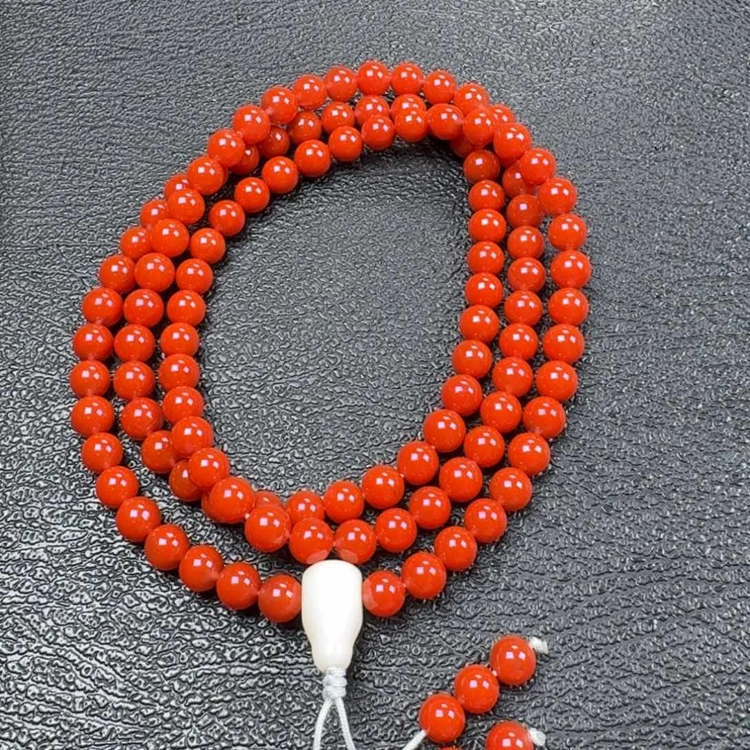 南红玛瑙未镶嵌辣椒偏锦108