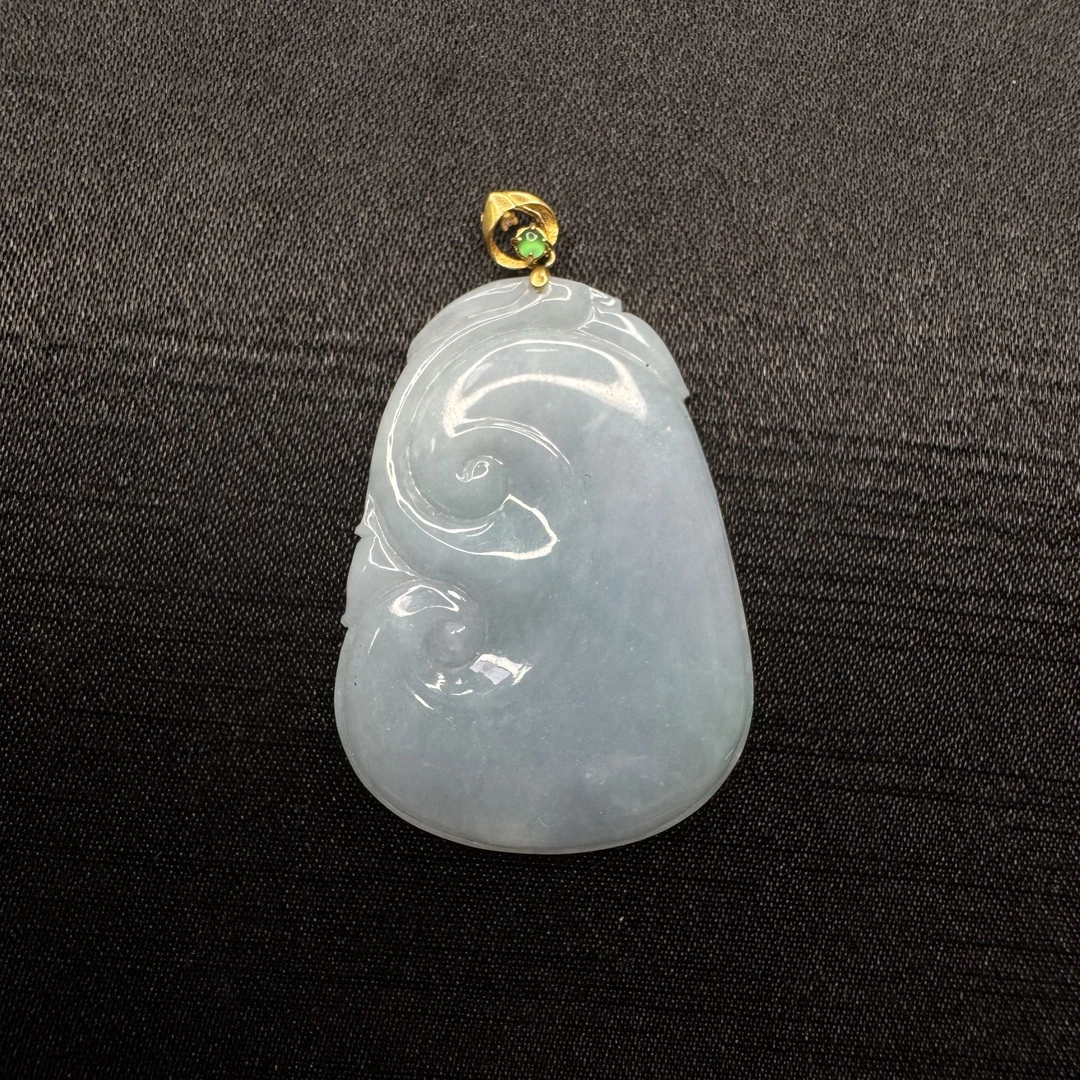 918K翡翠冰紫如意/300912保利厦门拍卖