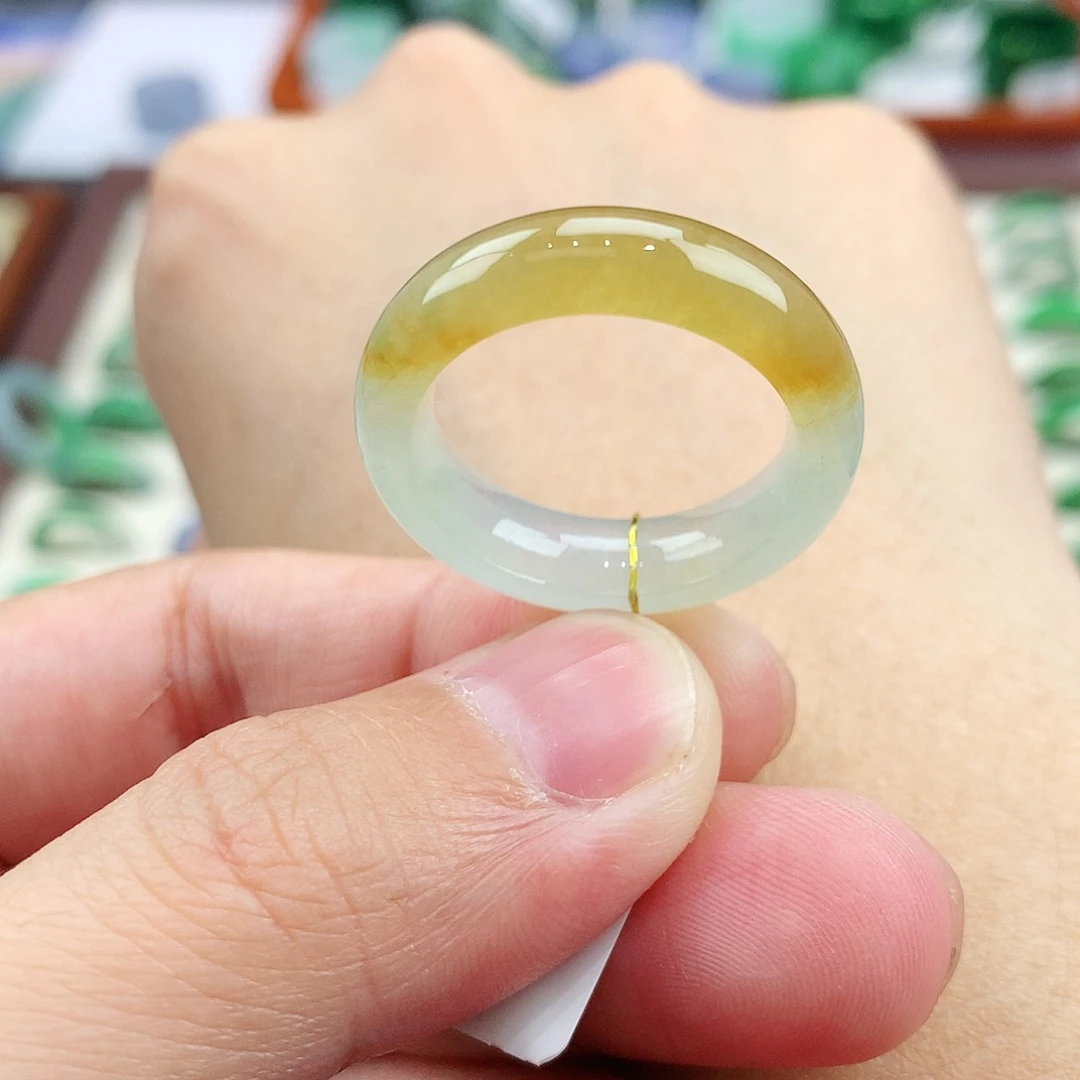 未镶嵌戒指翡翠19-20号