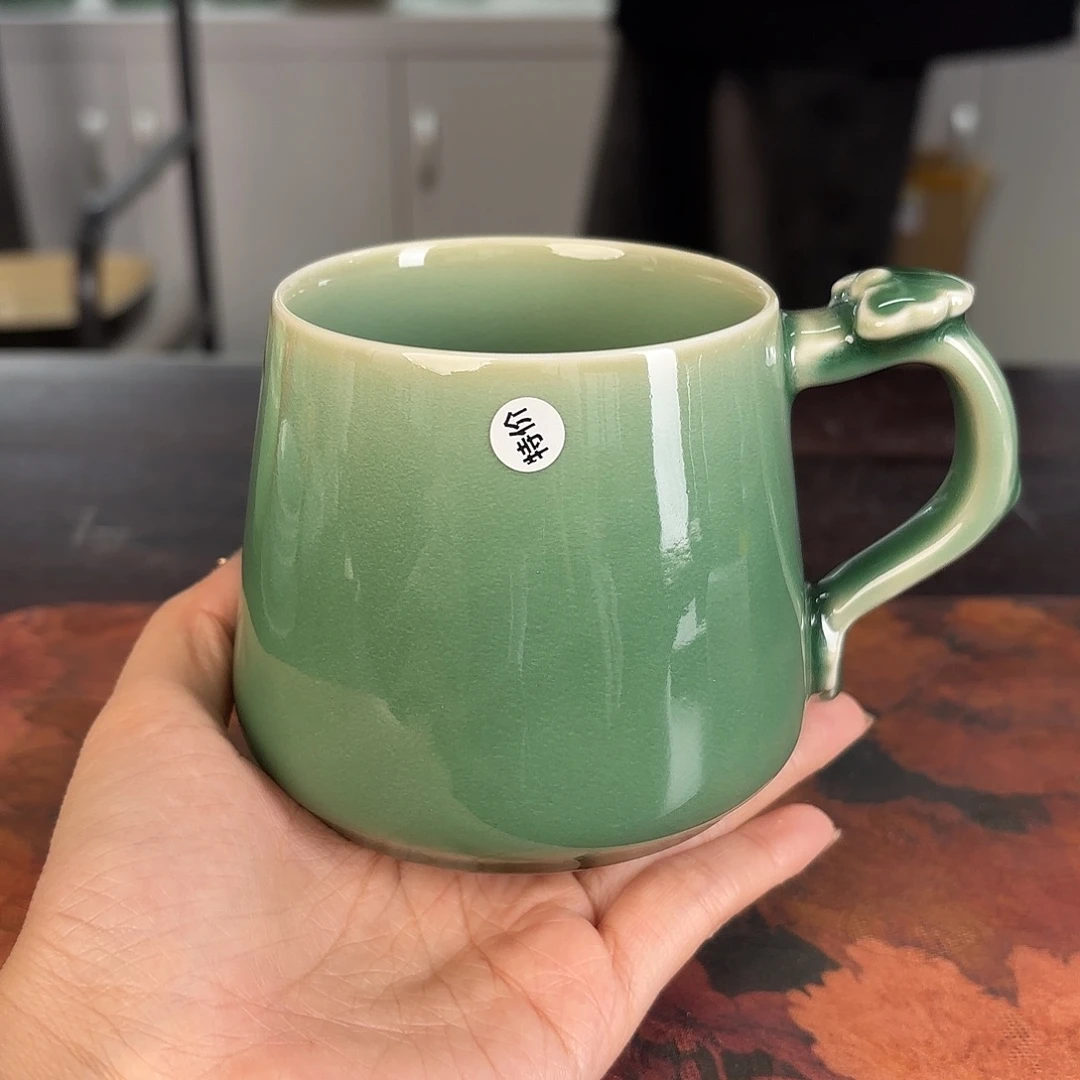 龙泉云间青瓷小米茶器