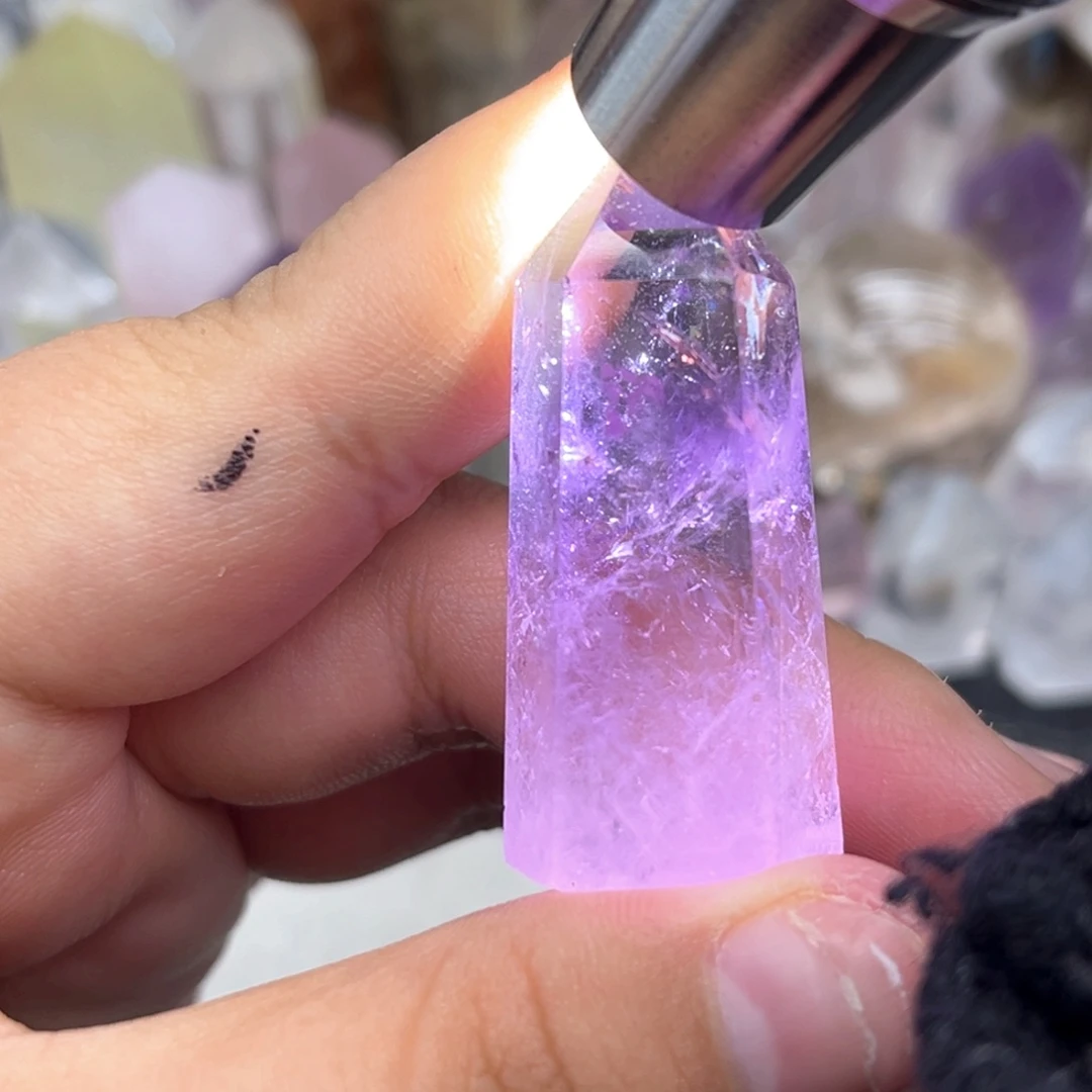 珠宝半成品水晶未镶嵌6 玻利维亚紫水晶