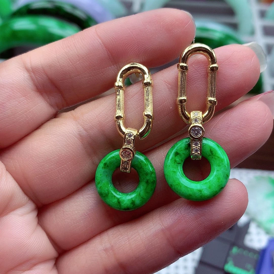 翡翠颈饰银S925镶嵌翡翠