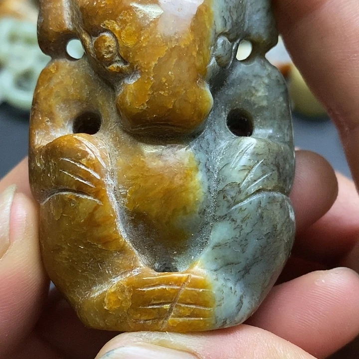 白玉菩提吊坠挂件