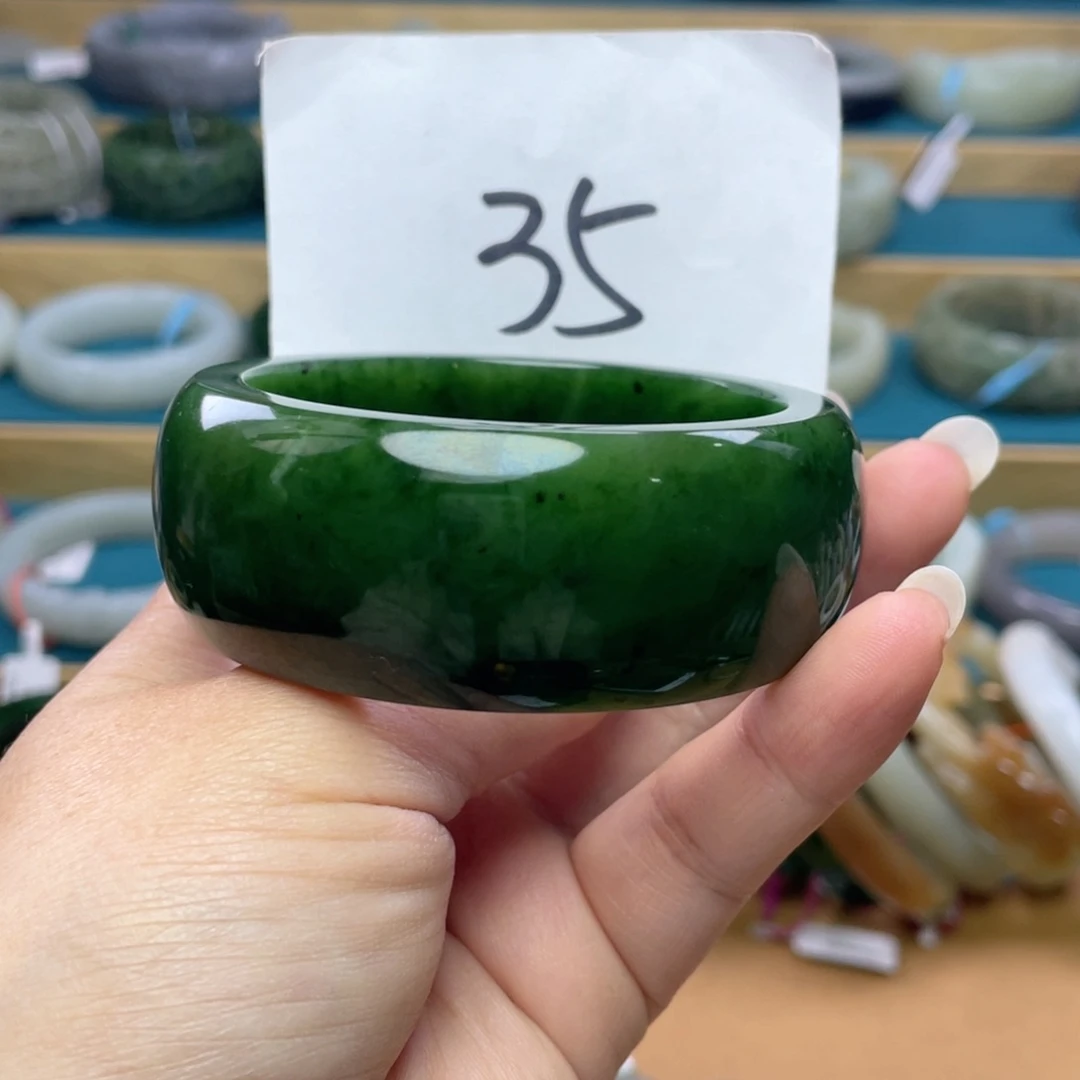 未镶嵌手镯和田玉圈口57