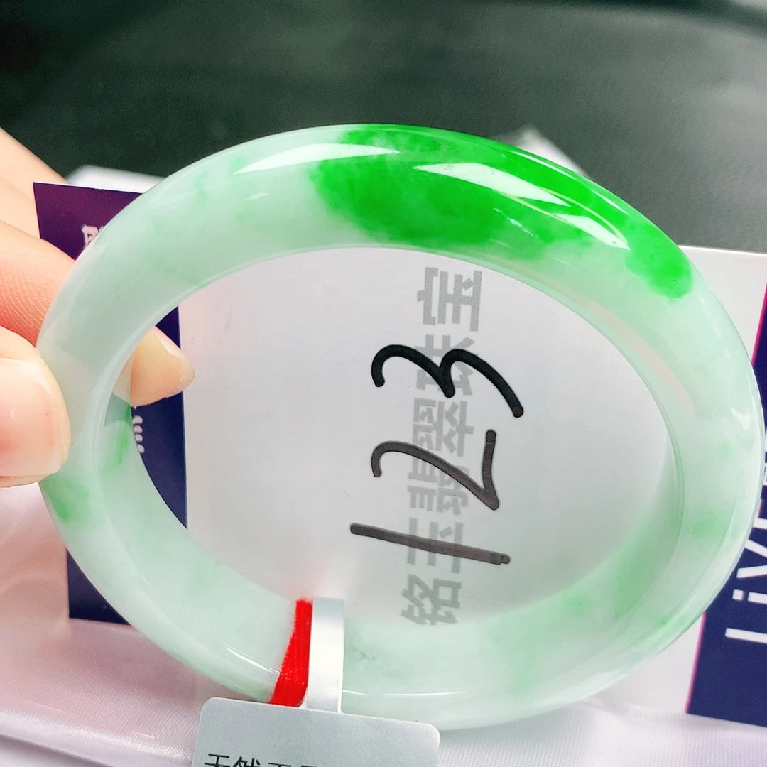翡翠未镶嵌手镯缅甸天然a货翡翠手镯