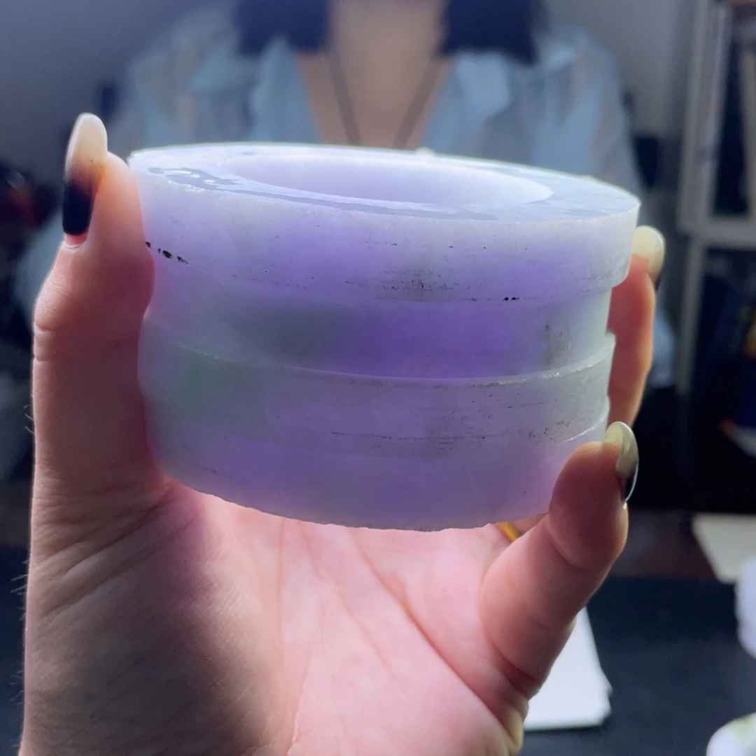 定制翡翠未镶嵌翡翠手镯