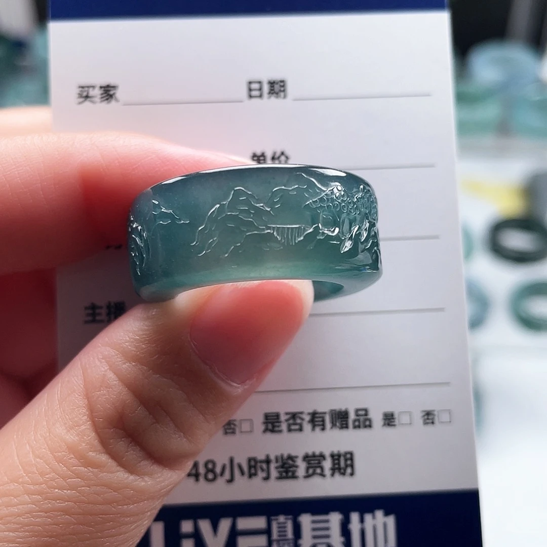 未镶嵌戒指翡翠ﻌ****い翡翠