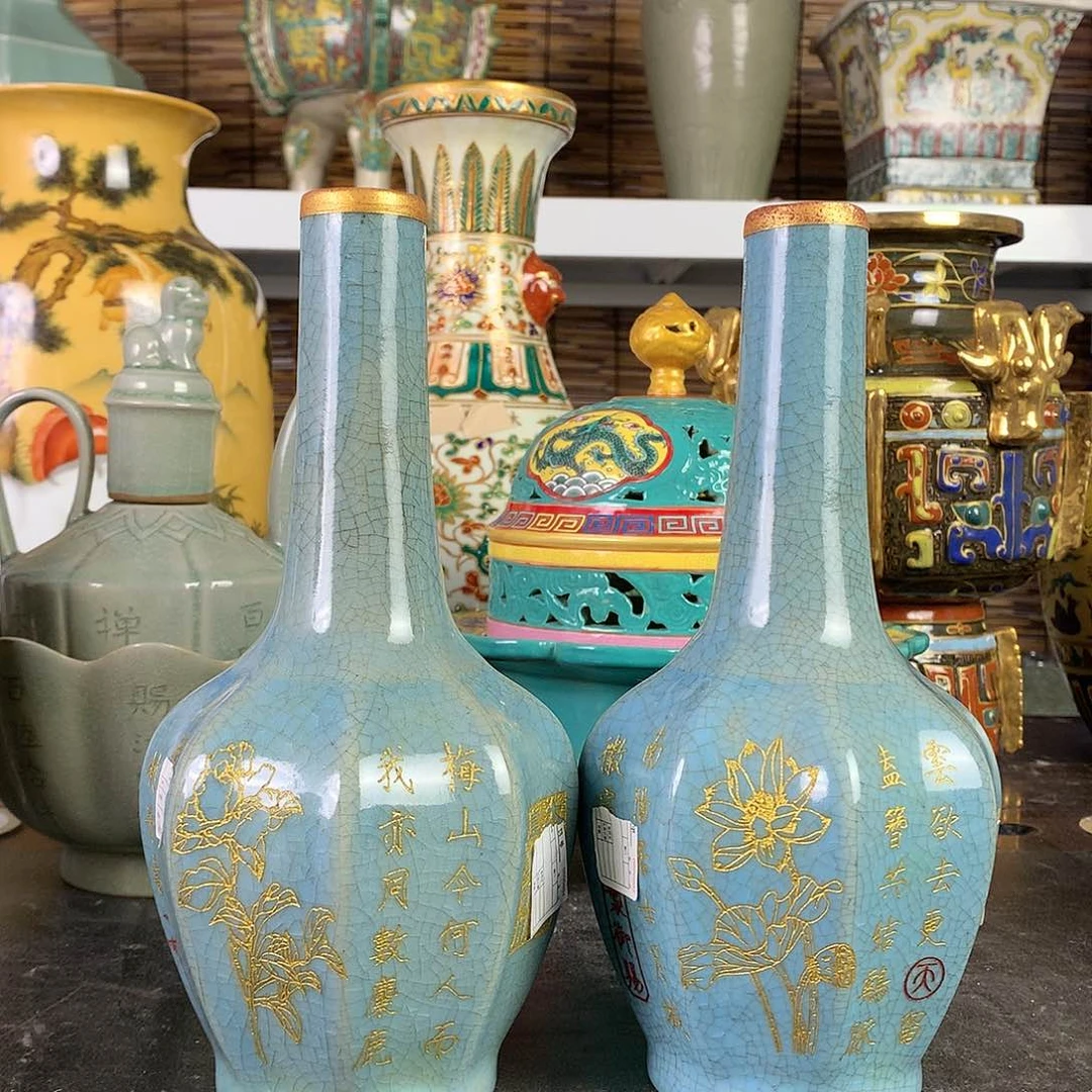 摆件瓷器真的很漂亮的