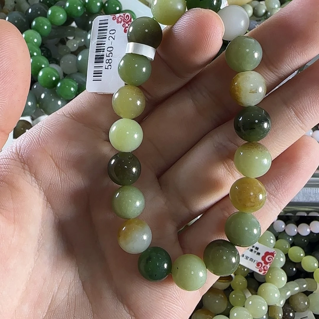 和田玉手链未镶嵌76