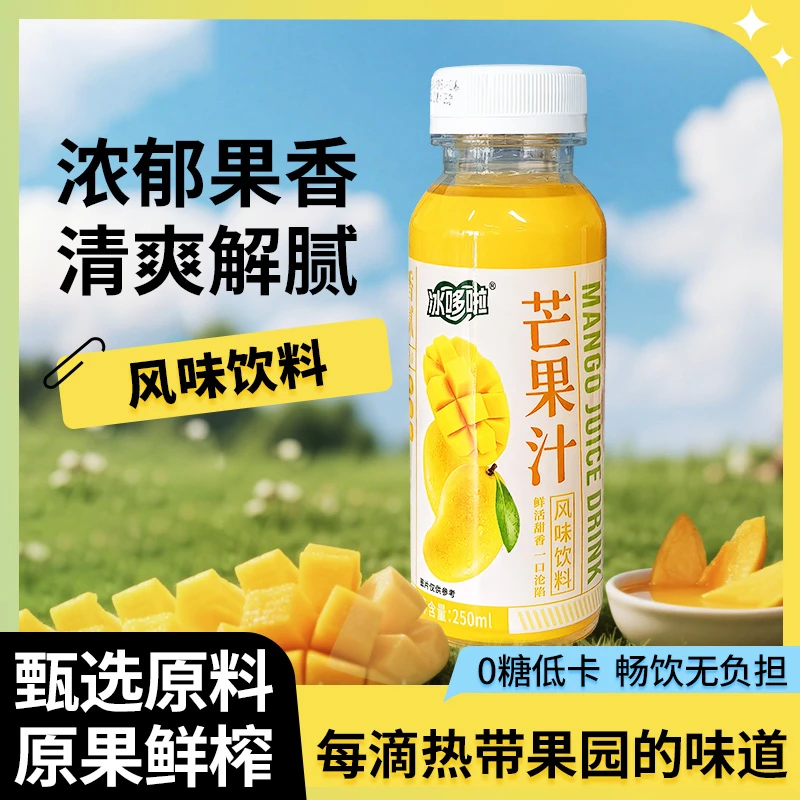芒果汁饮料整箱果味芒果汁风味饮品