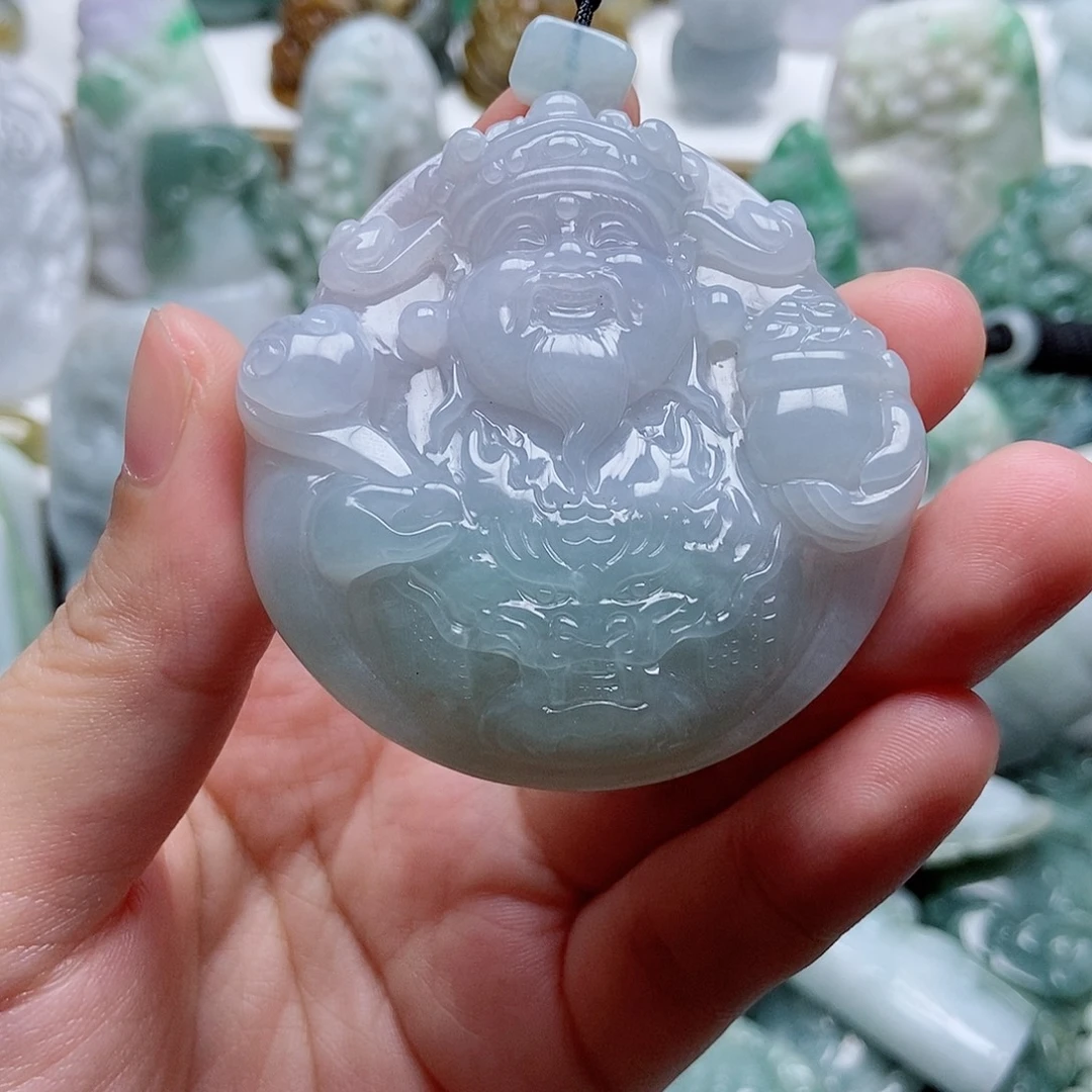 金***姐翡翠未镶嵌吊坠(不含链)1