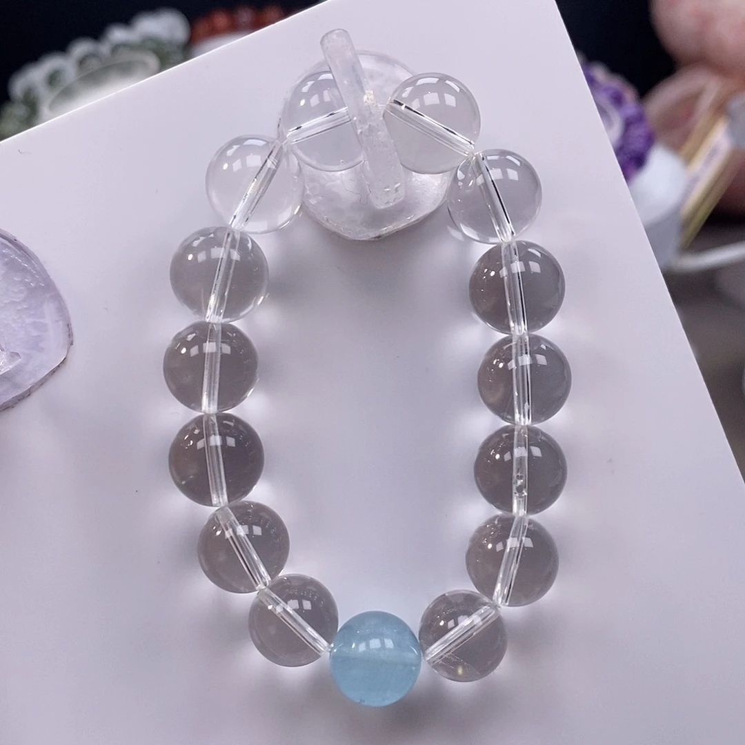 未镶嵌手链水晶白水晶