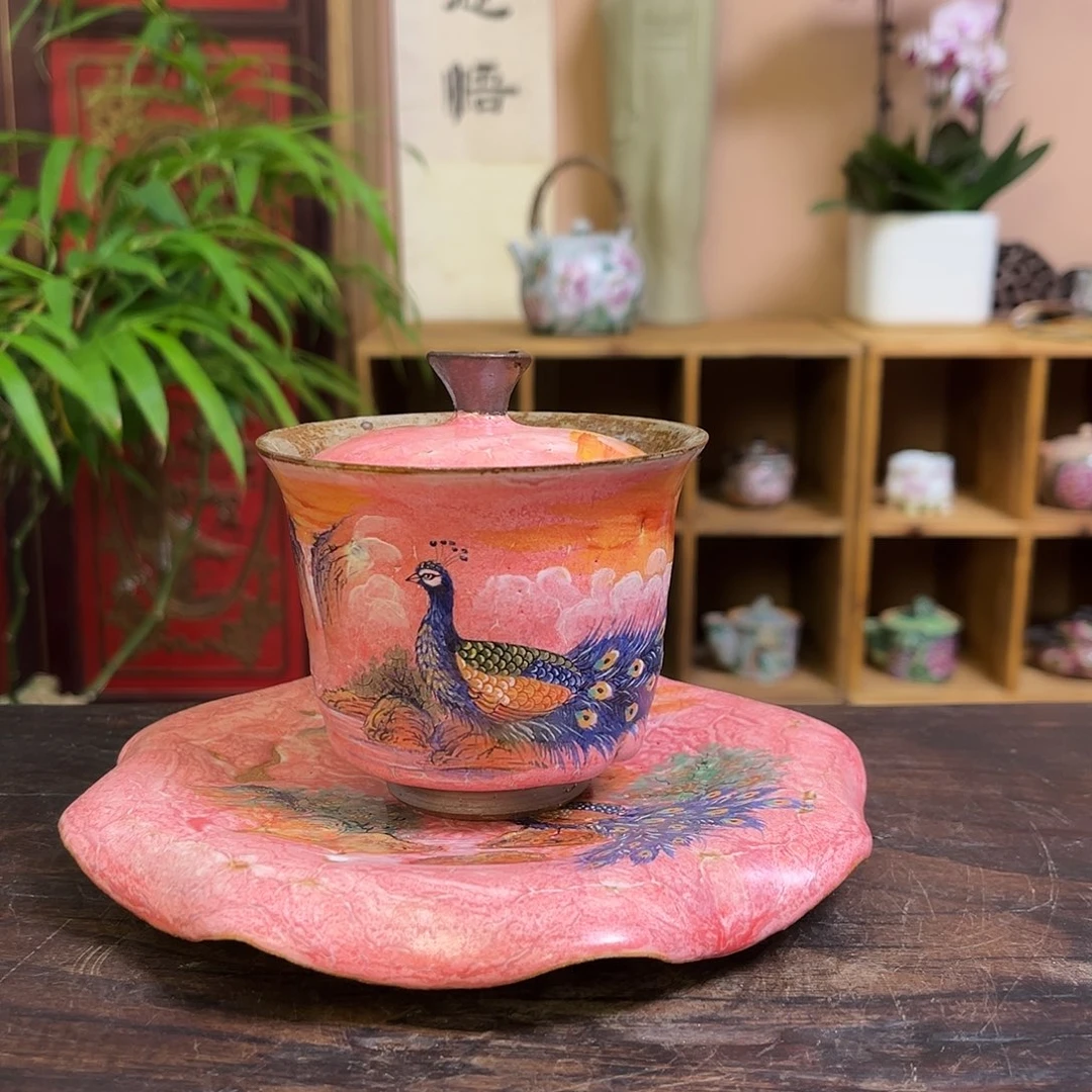 柴烧手工手绘陶瓷