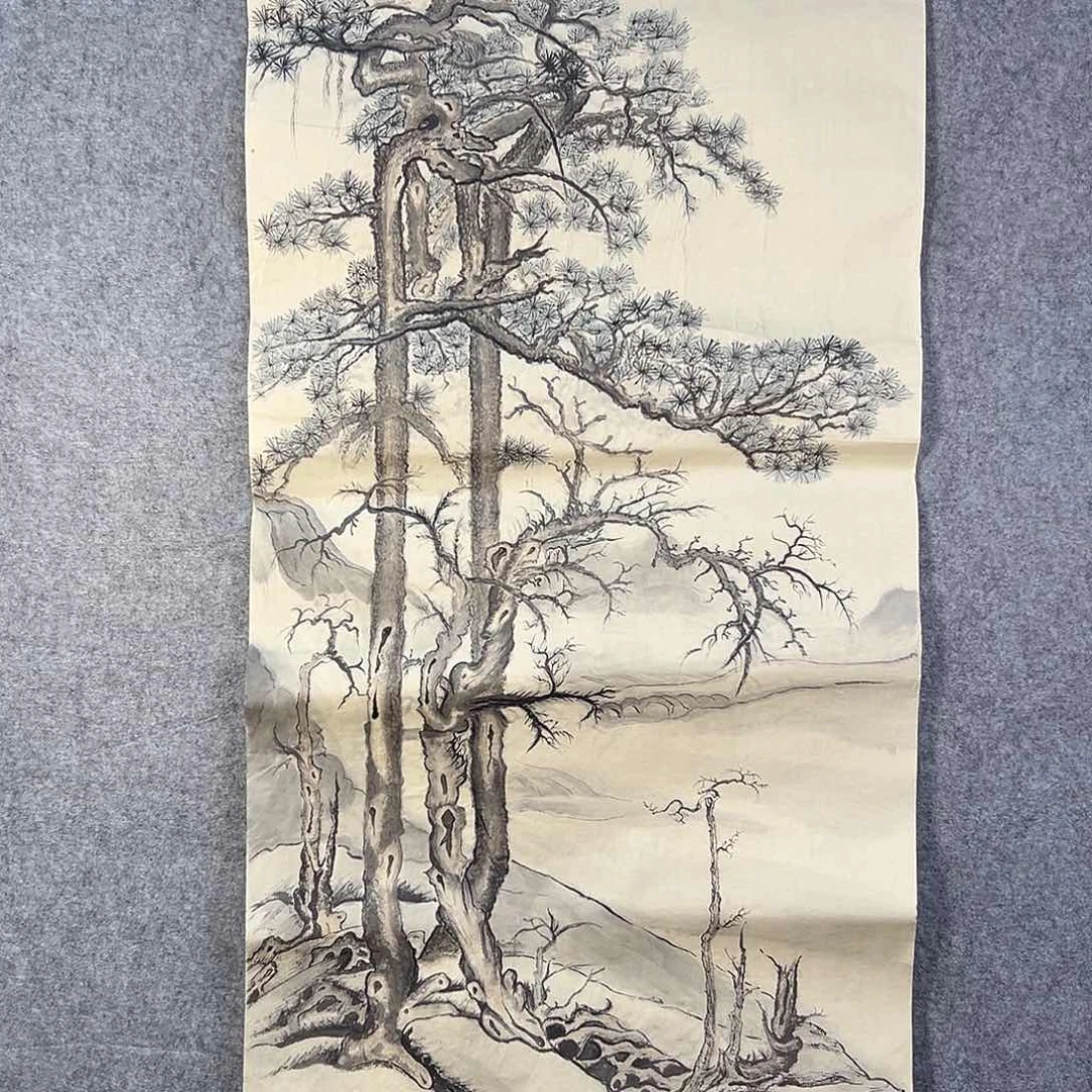 国画782 牡丹等植物生长于这里生长